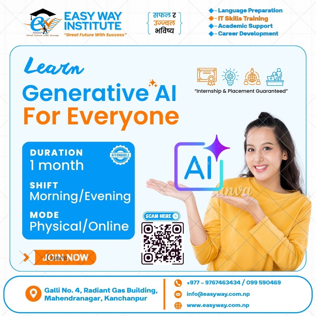 Learn Generative AI for Everyone at Easy Way Institute
